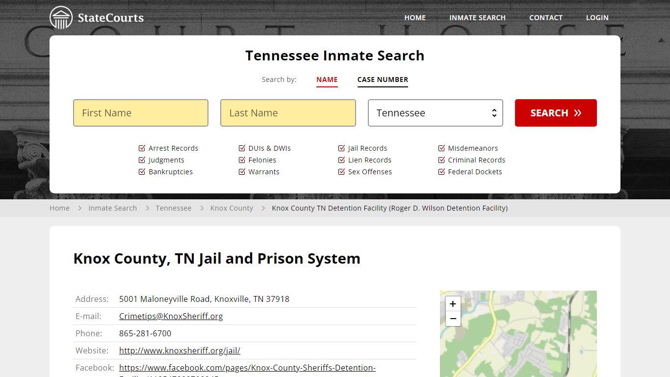 Knox County TN Detention Facility (Roger D. Wilson Detention Facility ...